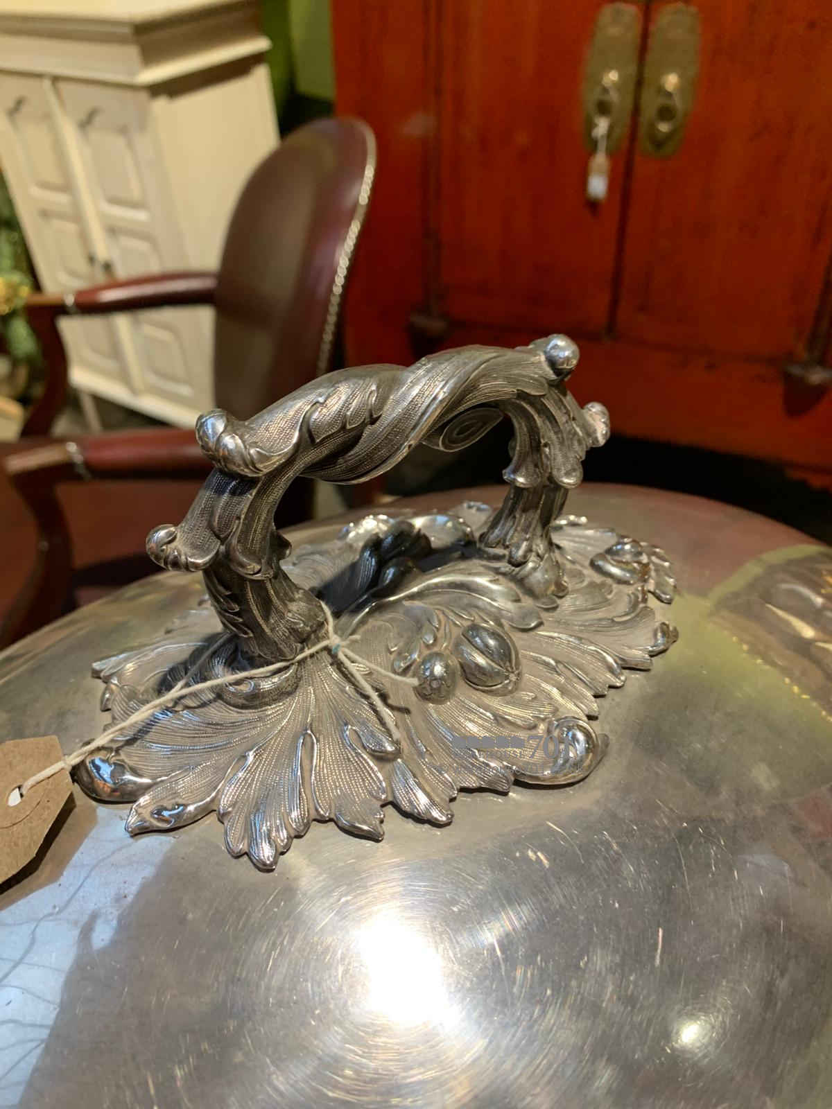 Large meat dome and platter