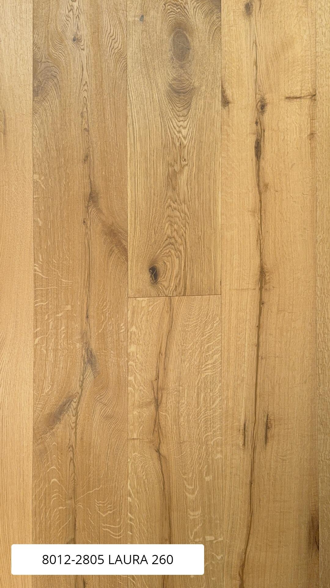 'Laura' Rustic Natural Engineered Oak Flooring