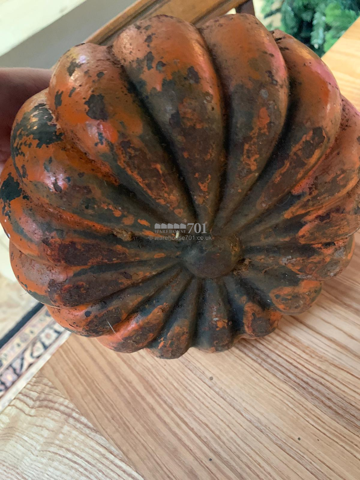 Antique iron halloween lantern