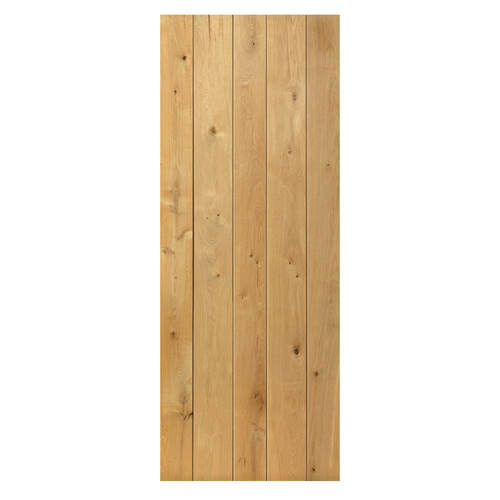 Rustic Oak Ledge Internal Plank Door