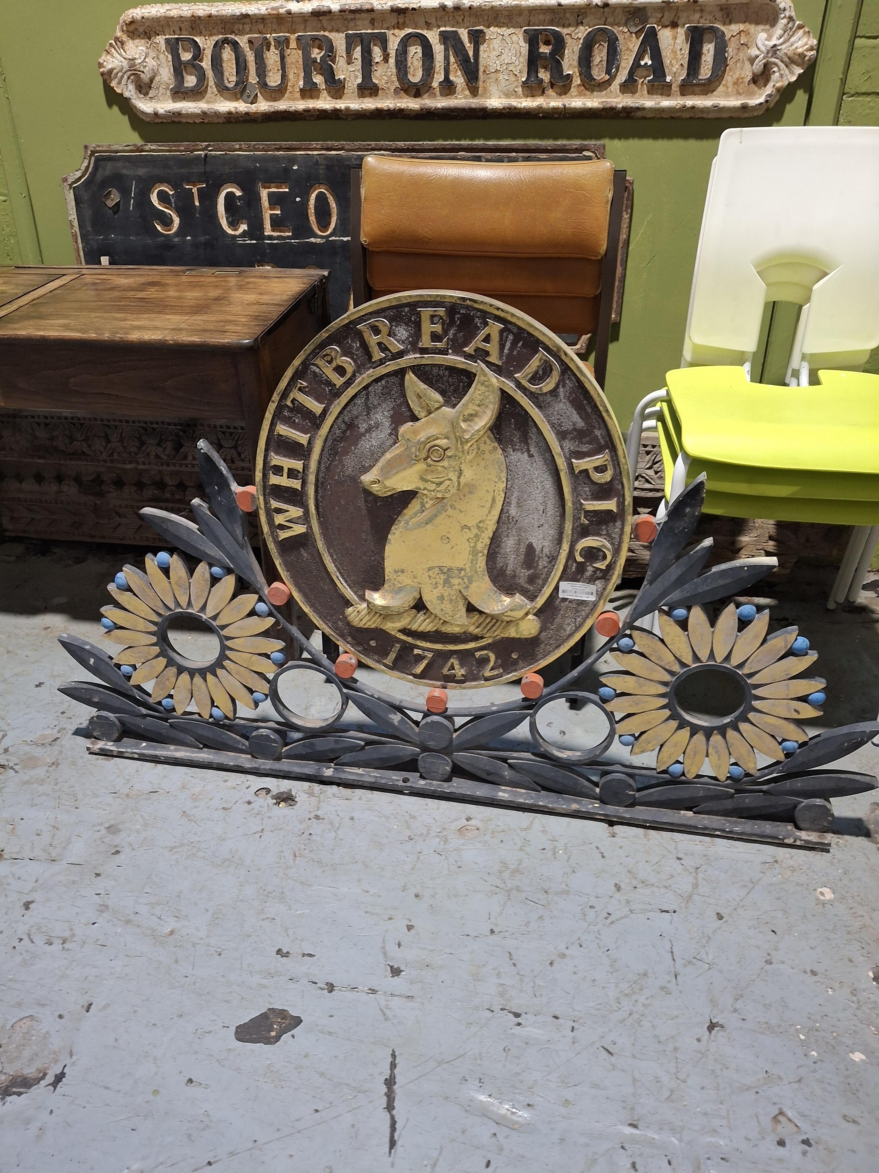 Whitbread Hinds Head Sign Topper