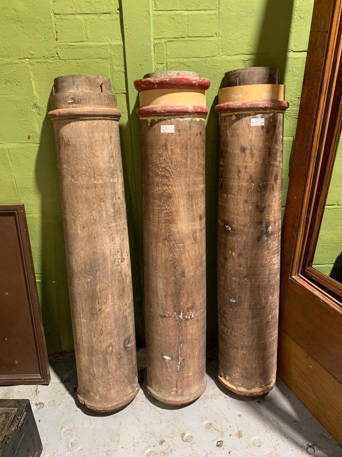 1.46m wooden columns from Weymouth sea-front hotel