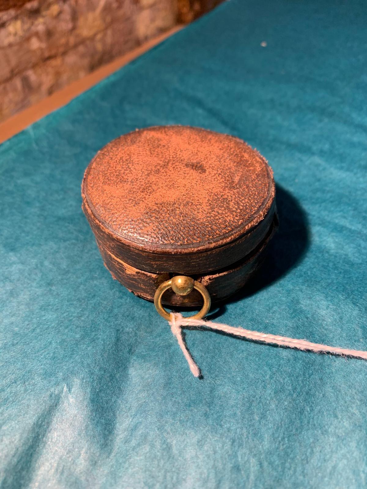 Brass cased pocket barometer