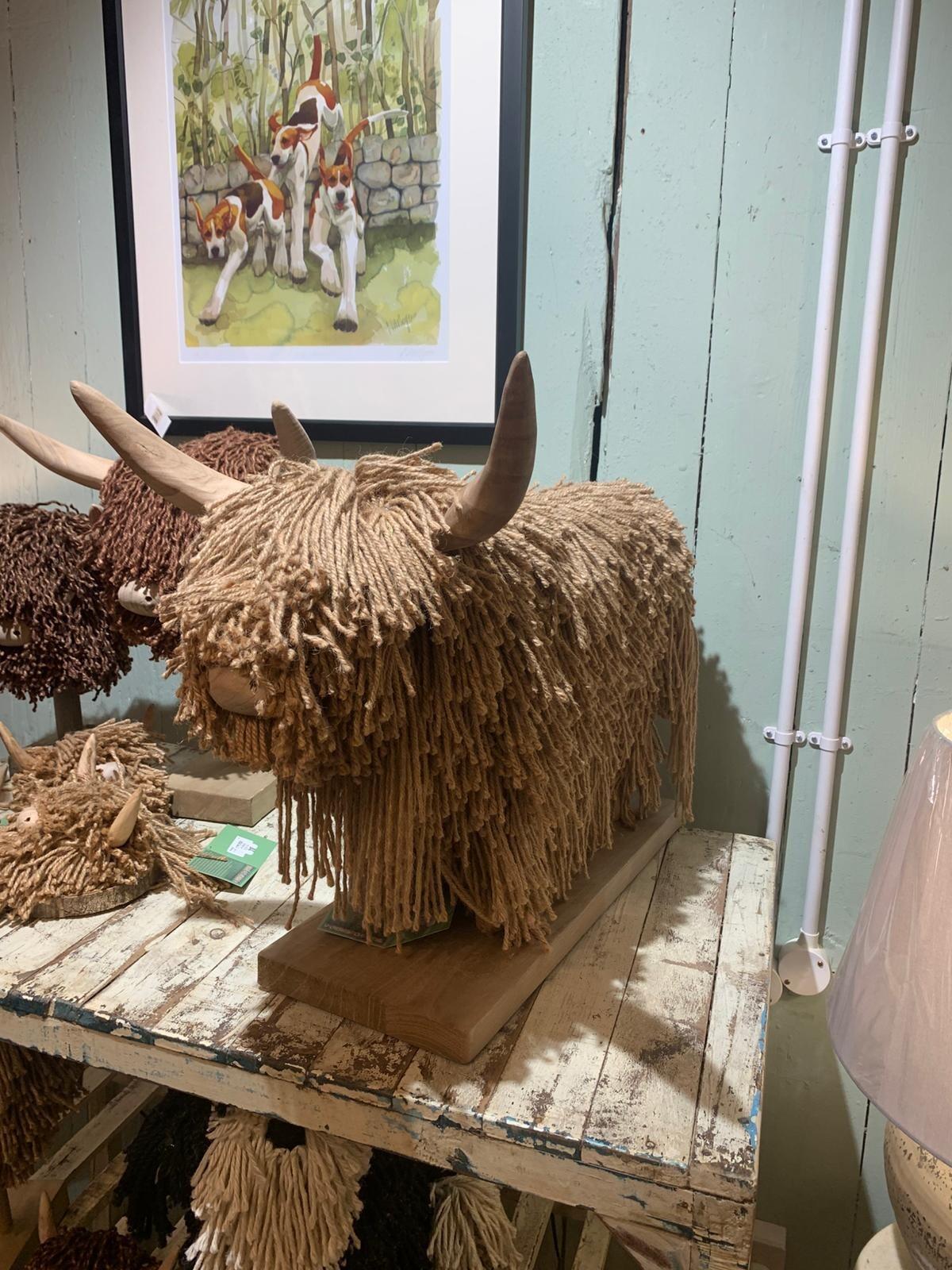 Morag Jute Natural Cow
