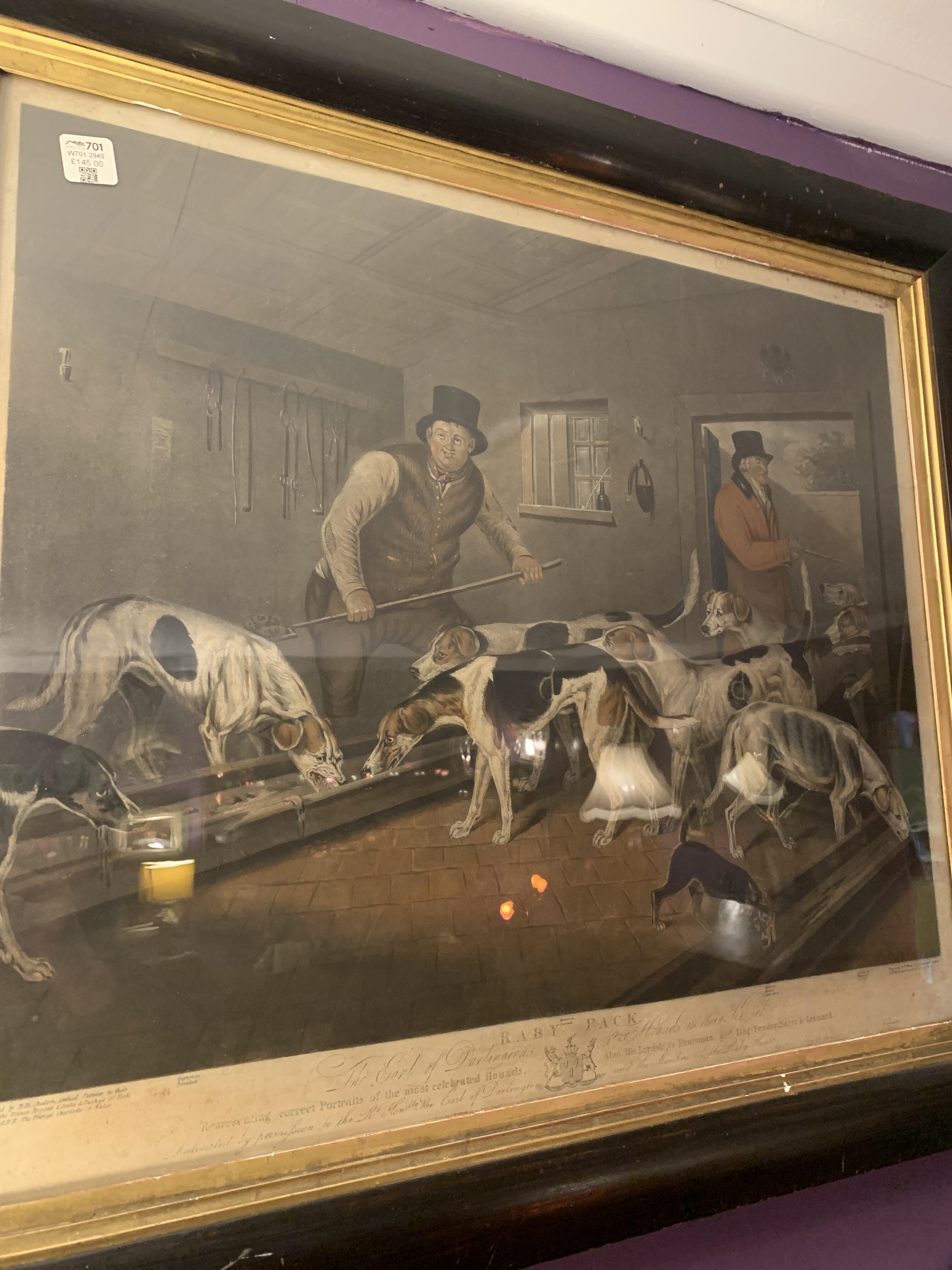19th Century Print 'Raby Pack'