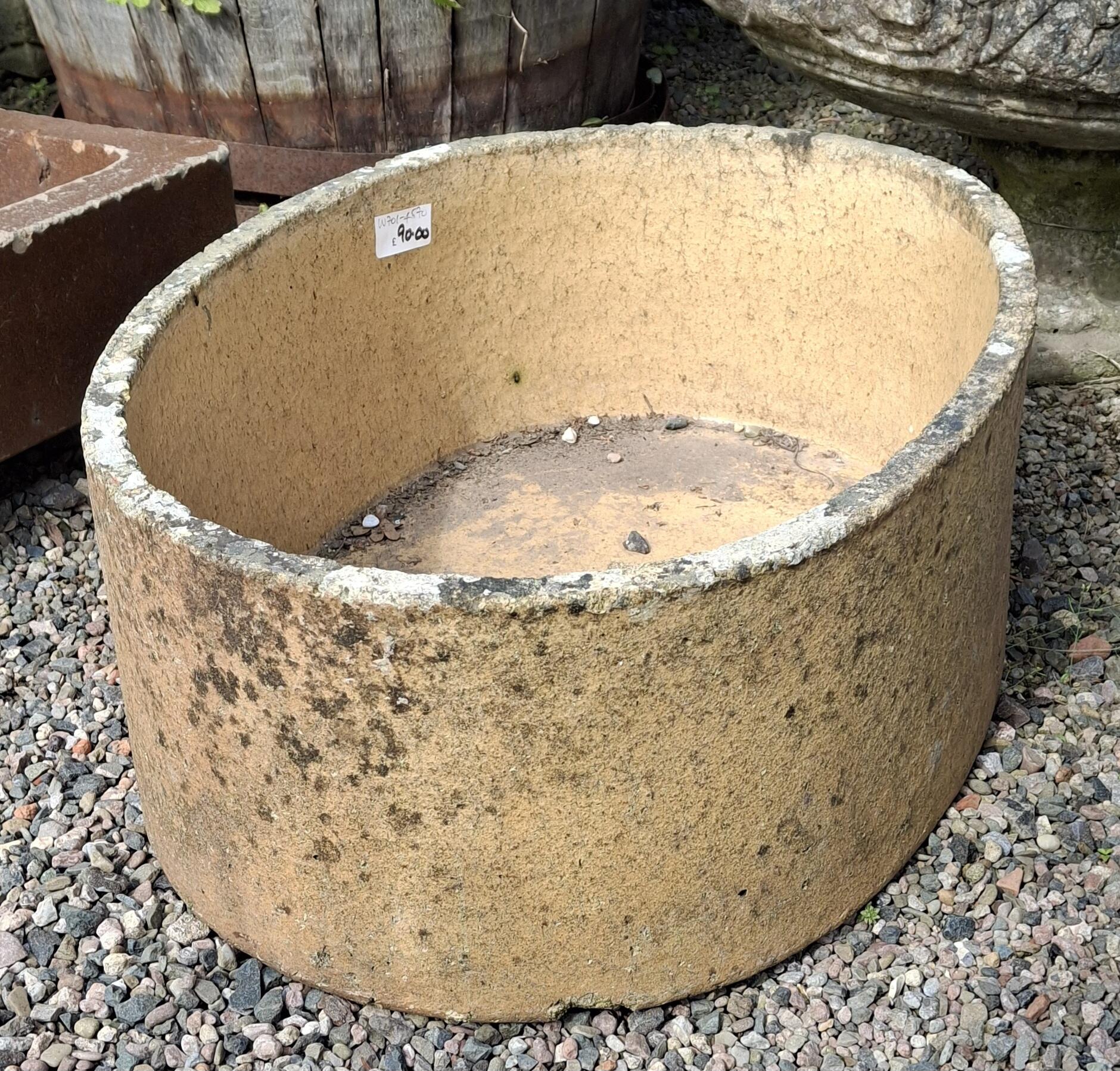 Vintage Oval Glazed Salter Stoneware