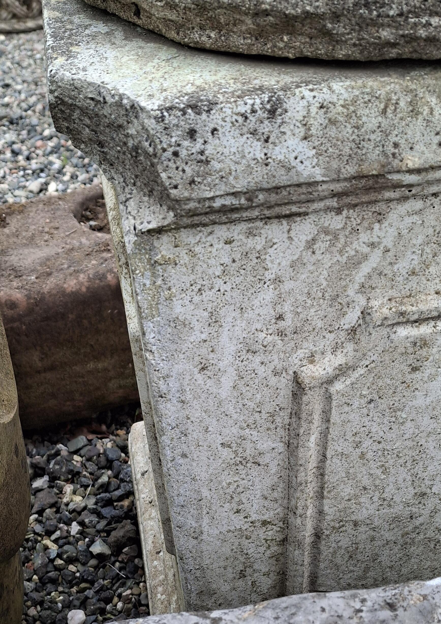 Vintage Cast Rectangular Plinth