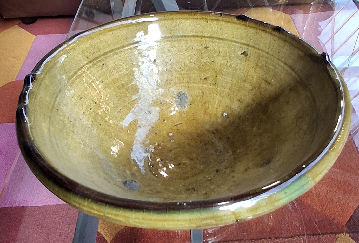 Large Ochre Tamegroute Bowl