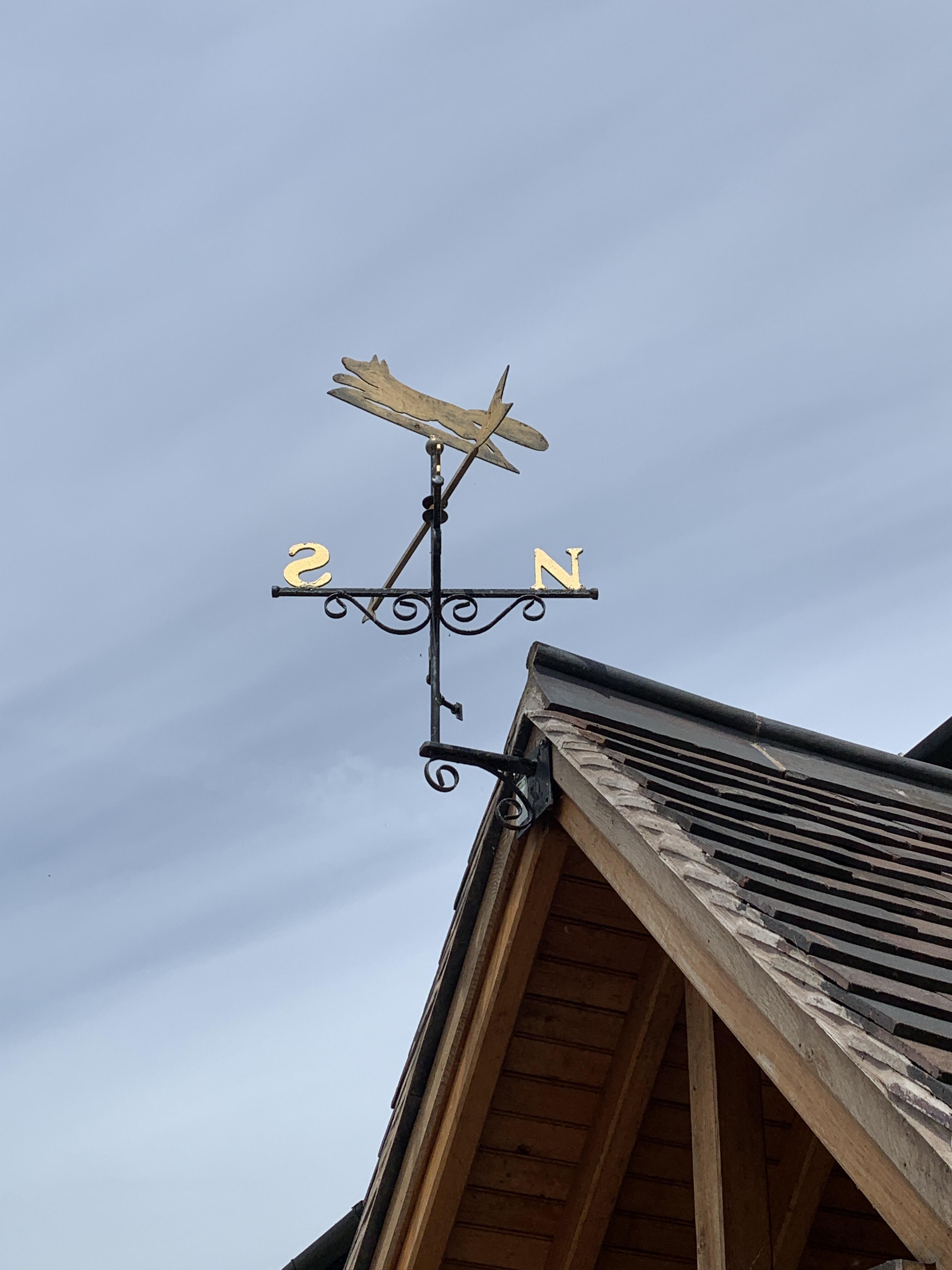 Charming Reclaimed Fox Weather Vane
