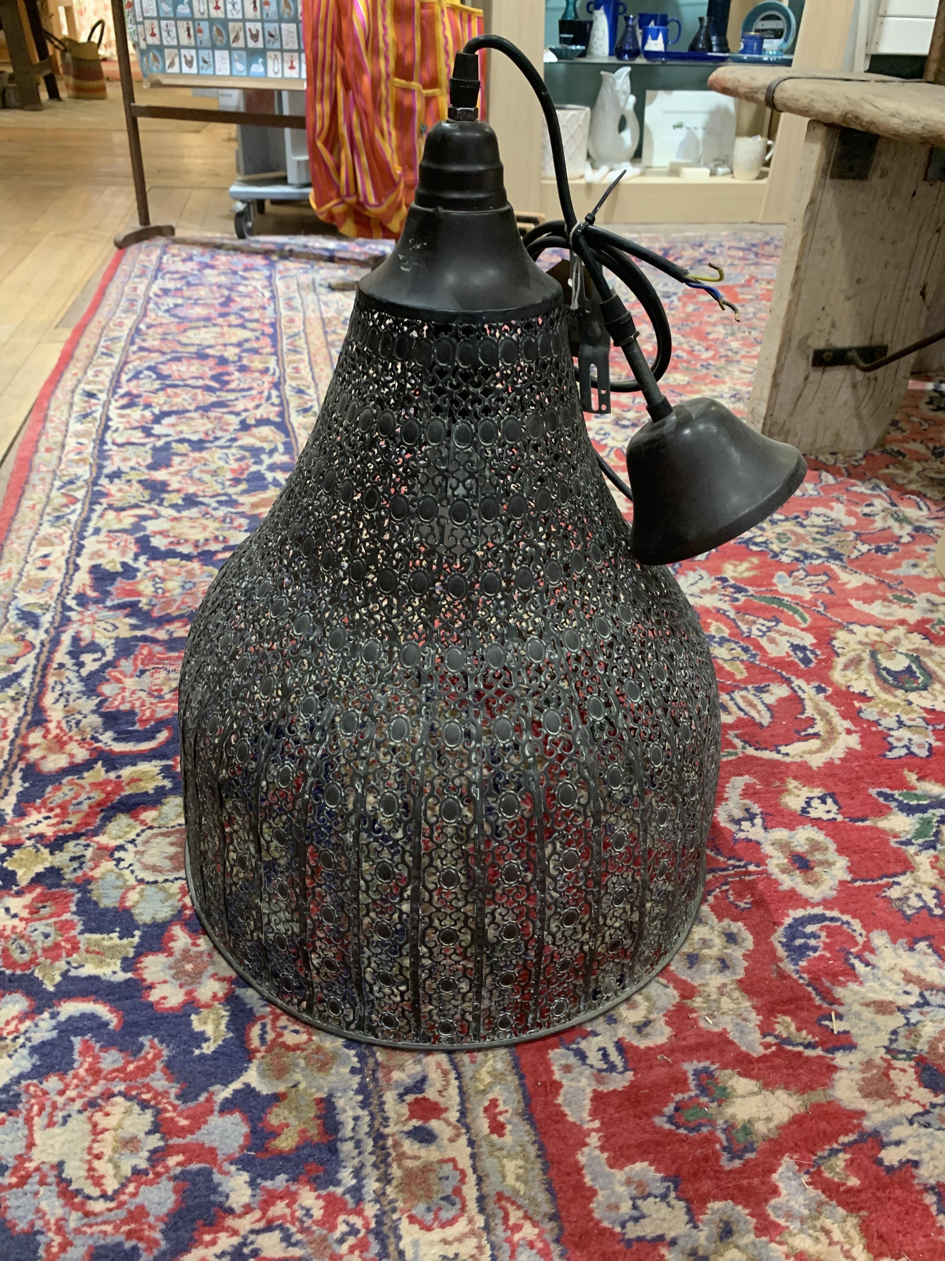 Distinctive Moroccan Metal Light Shade