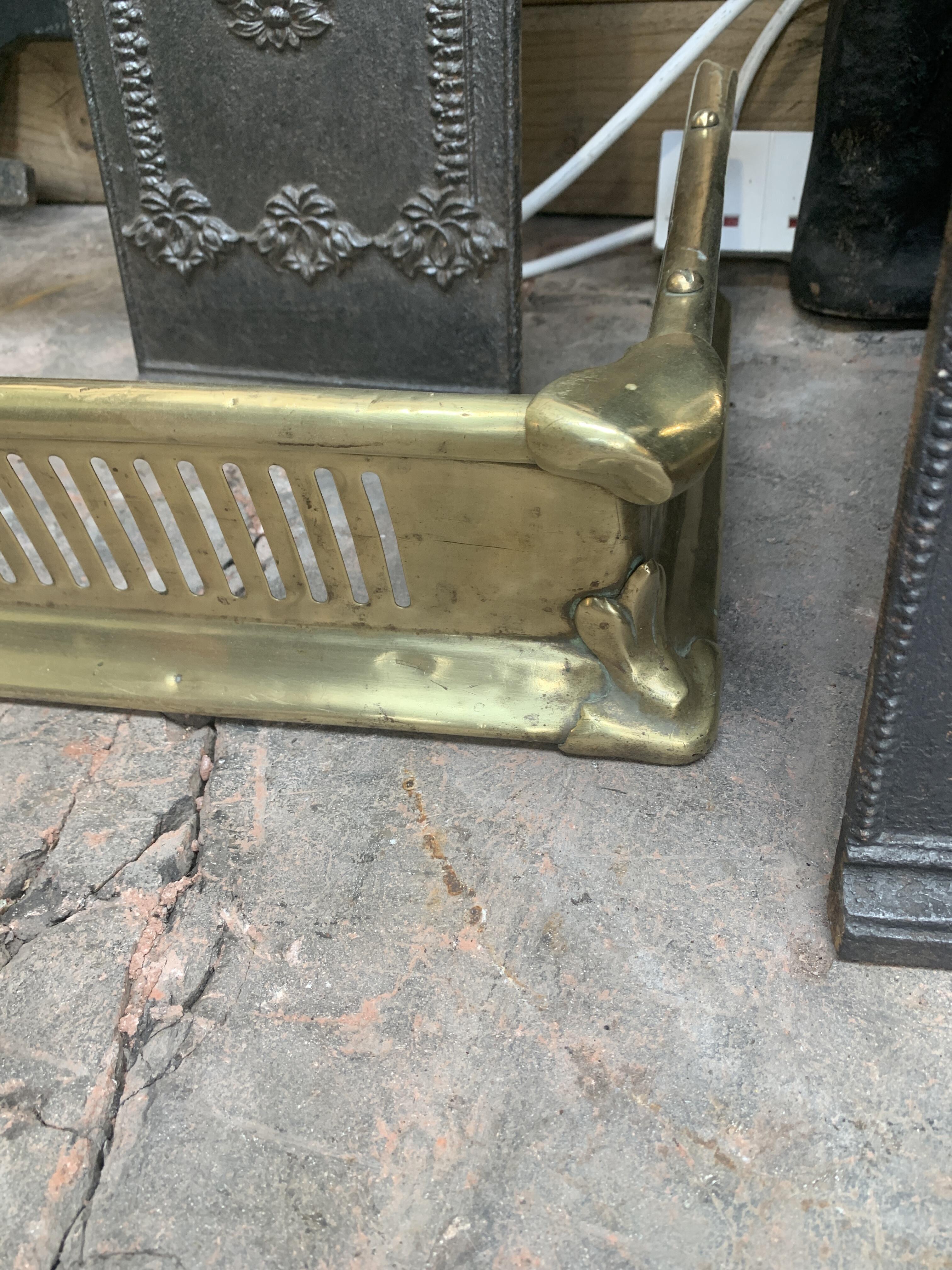 Elegant Reclaimed Brass Fender