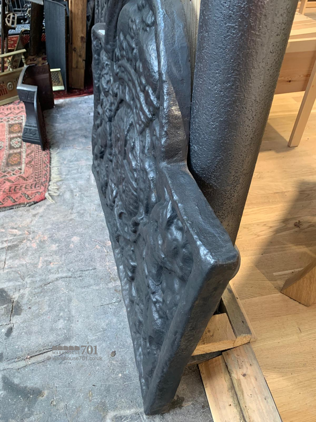 Metal fire back
