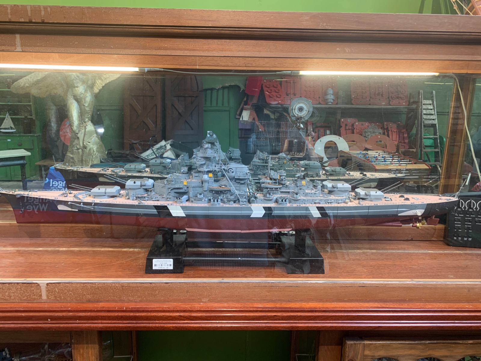 1/200 Bismarck model battle ship remote control