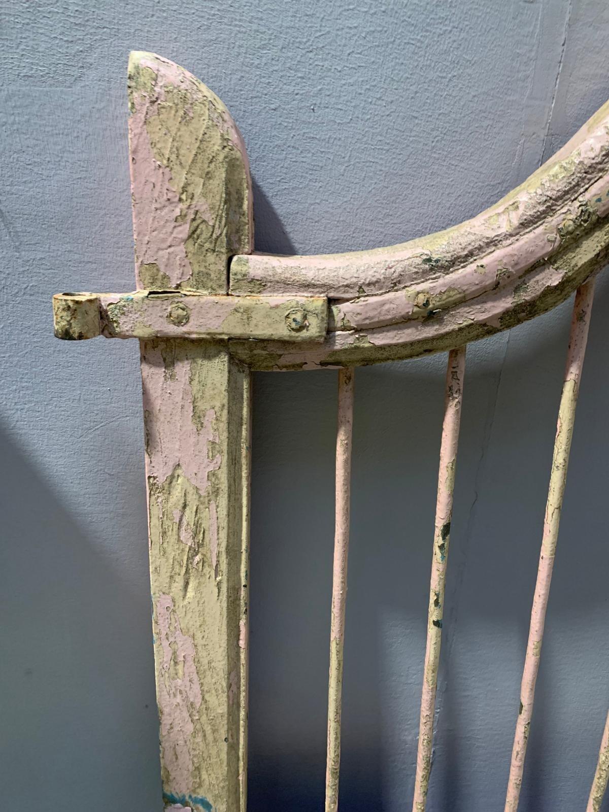 large pair of pink gates