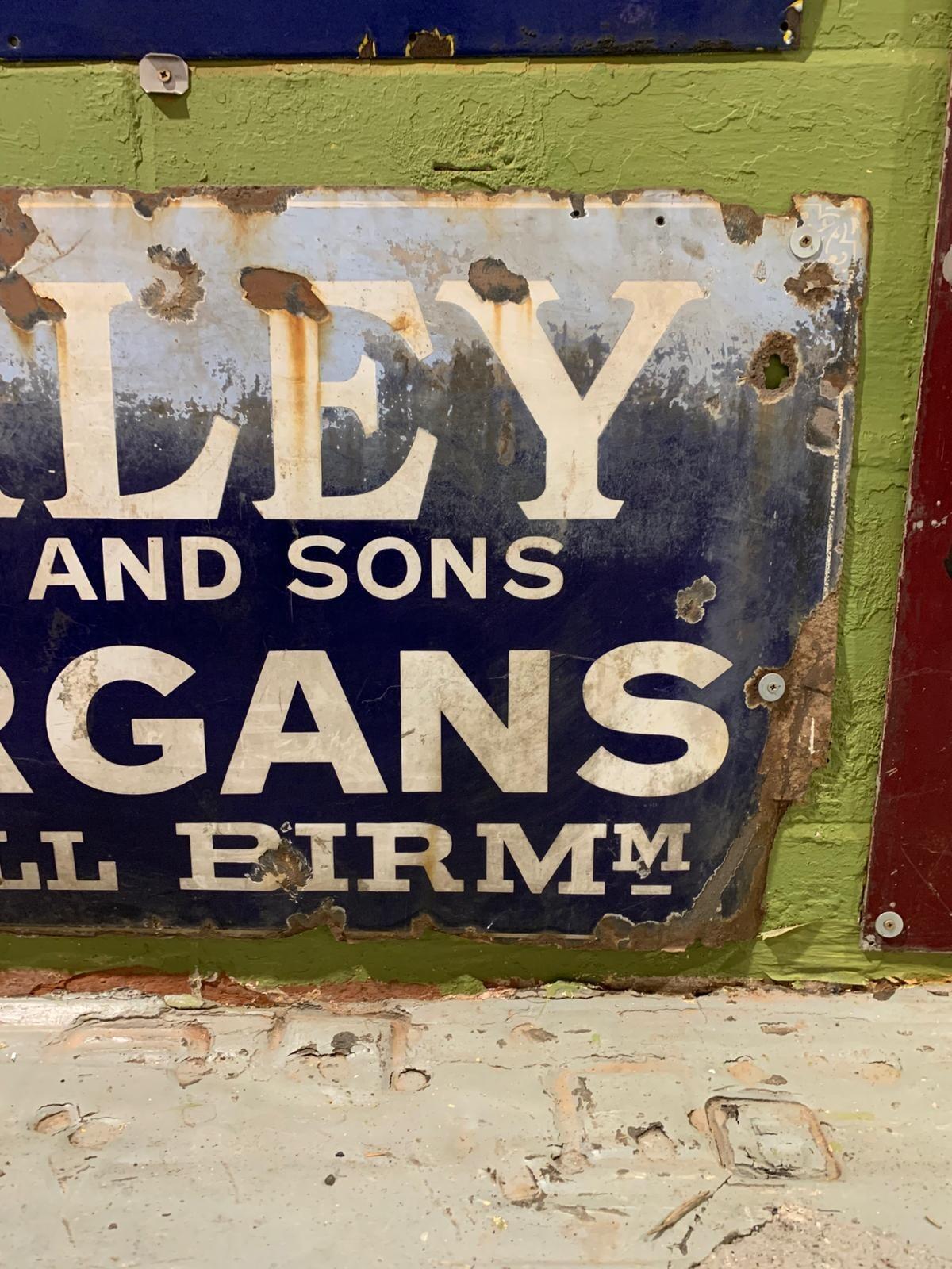 Metal Joeseph Riley sign