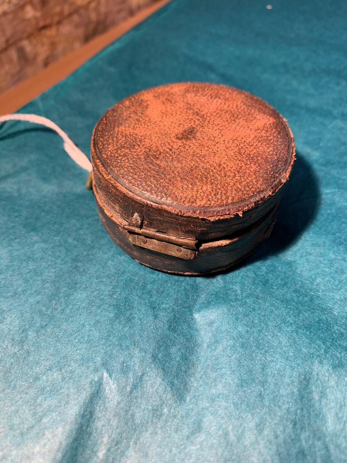 Brass cased pocket barometer