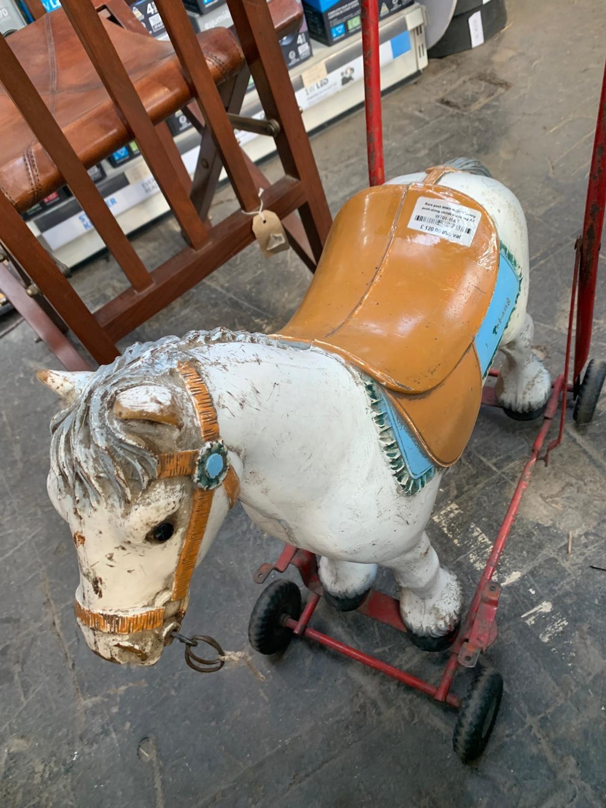 British Made Tri-ang Push Along Horse