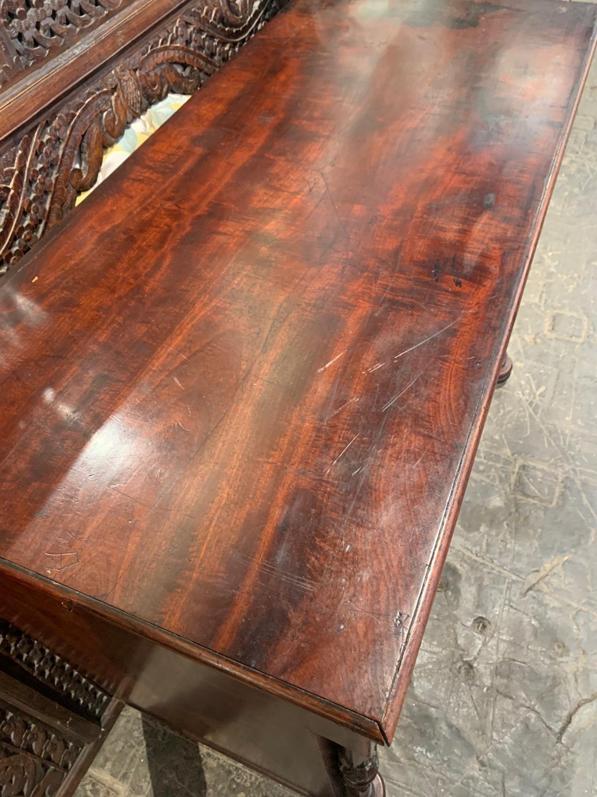 Antique dark mahogany chest of drawers