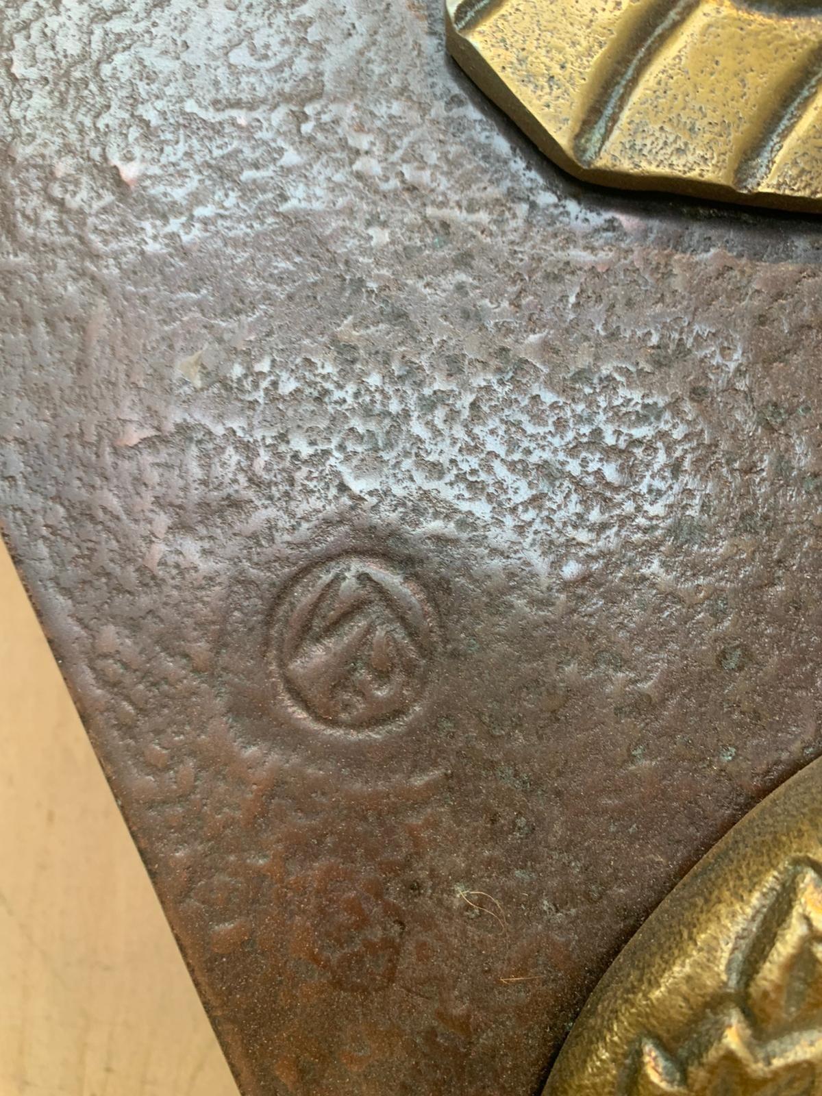 WWII Era German State Railway Locomotive/Machine Plaque