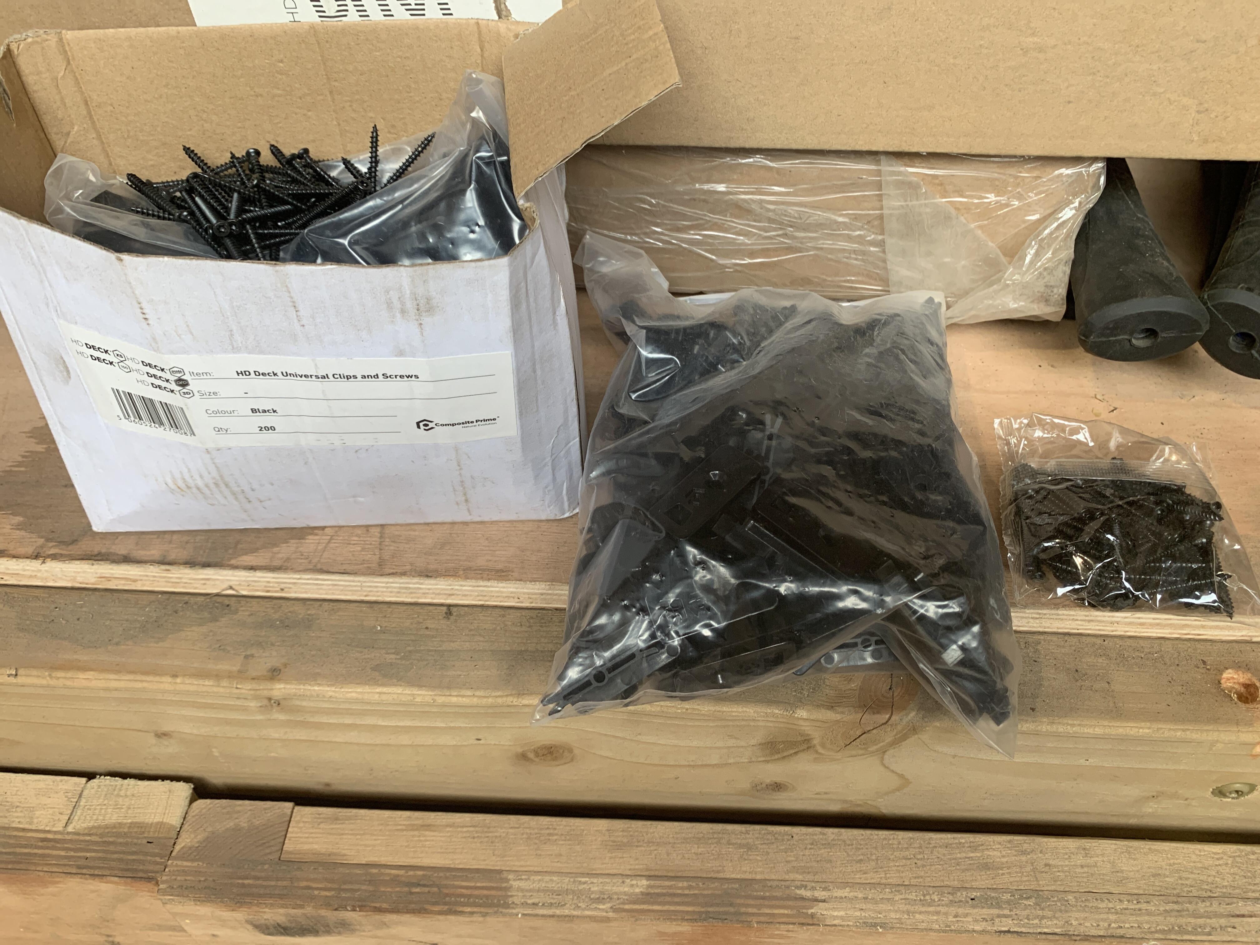 HD XS Universal Plastic Clips & Screws Pack