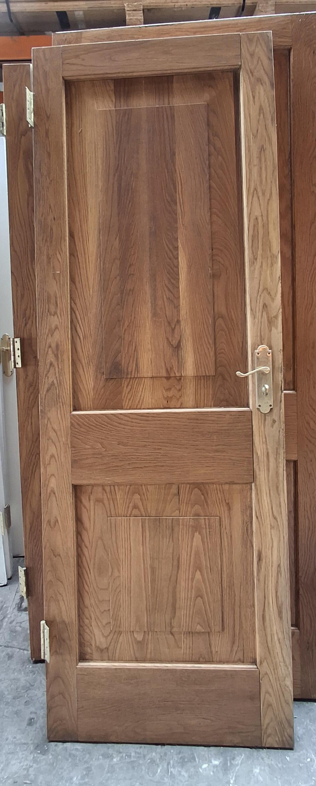 Solid Oak Doors with Bevelled Design
