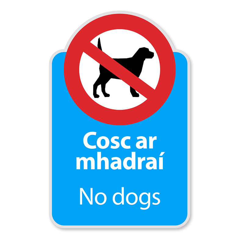 no dog sign