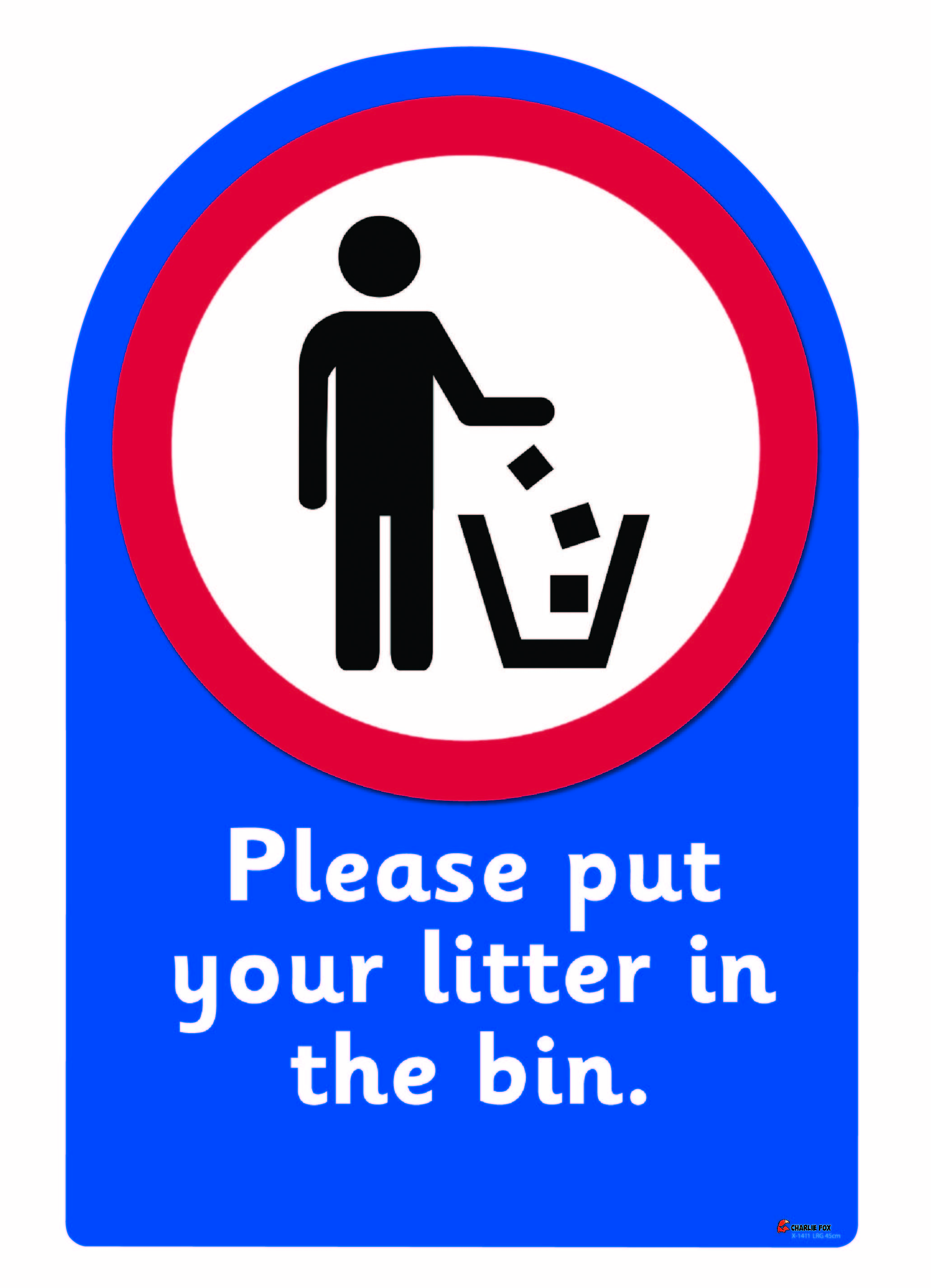 Site Sign Litter