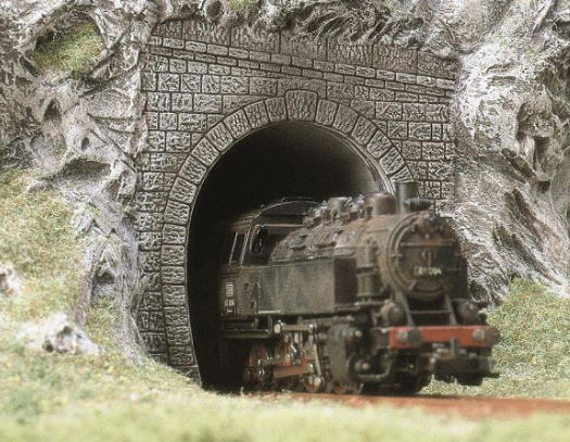 Busch 8197 Voie N Portail Du Tunnel à Voie Unique # Neuf Emballage D'Origine # 