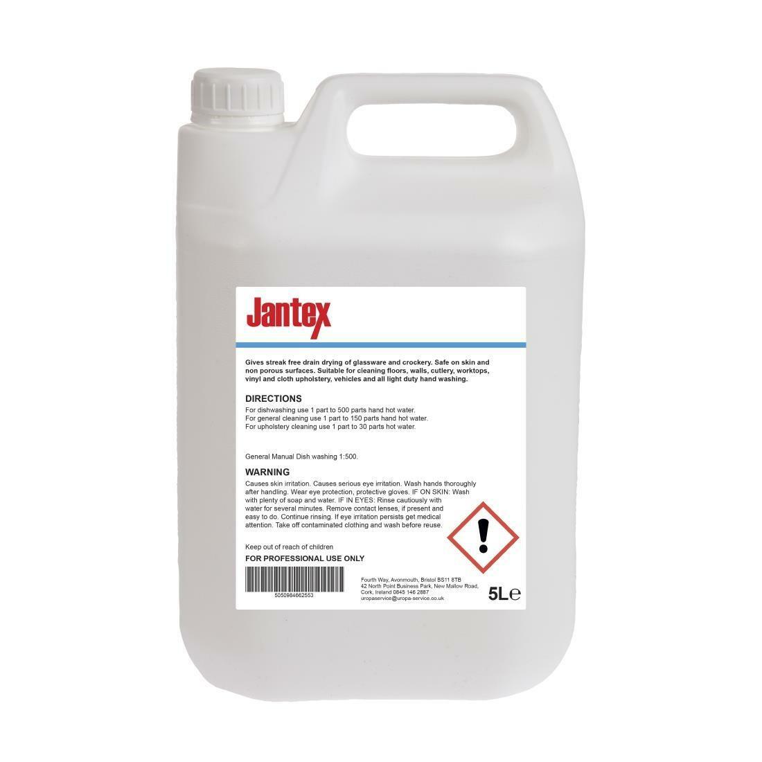 Cf C Lx Jantex Jantex Washing Up Liquid Concentrate Ltr