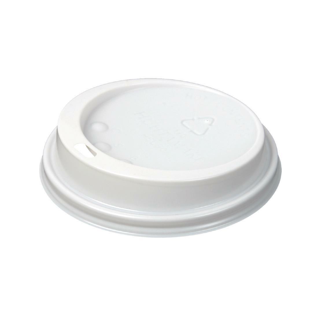 CL869 HSL90ULC AU White Lid To Fit 340ml 455ml Huhtamaki Hot Cup