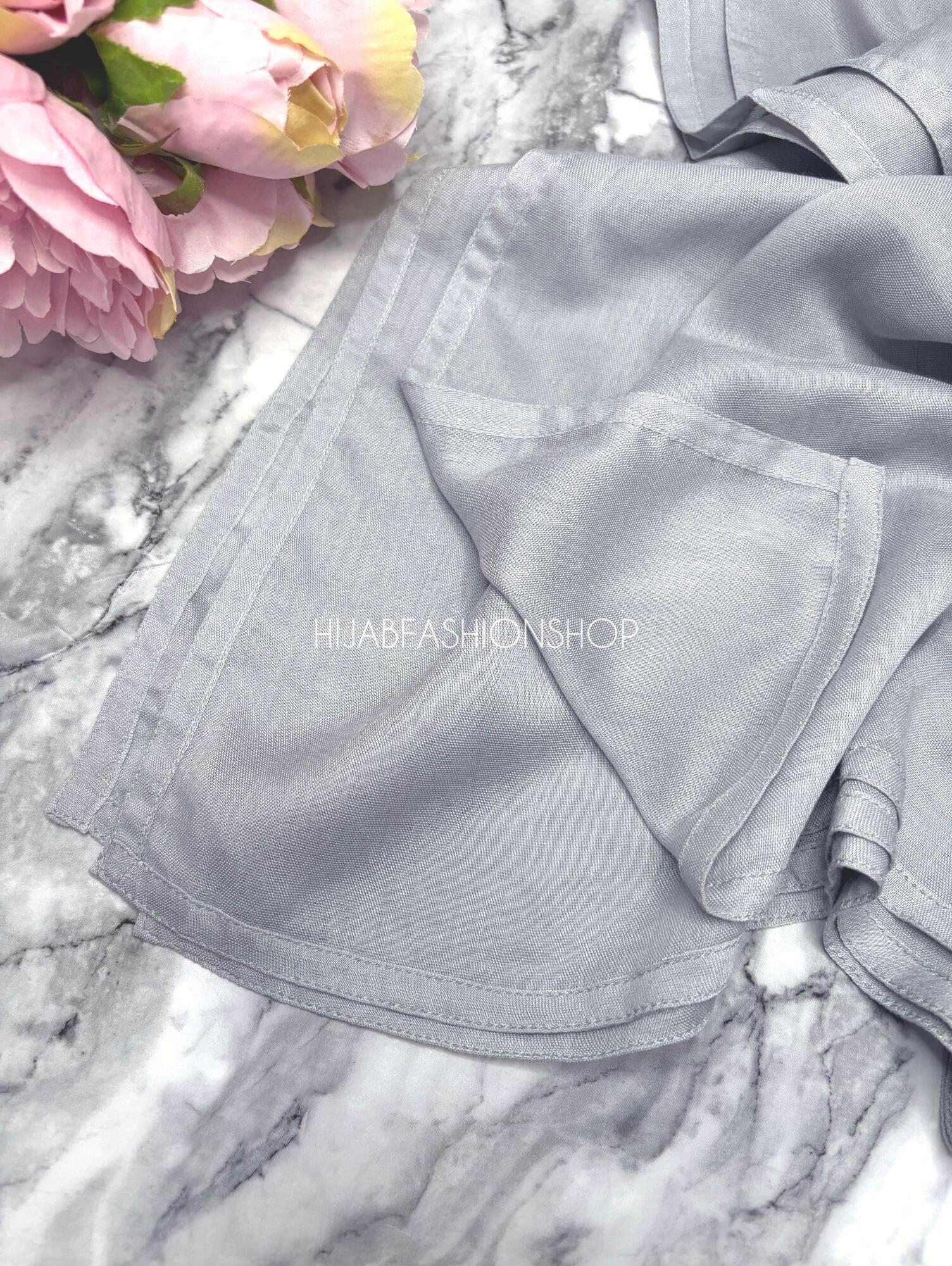 silver modal hijab