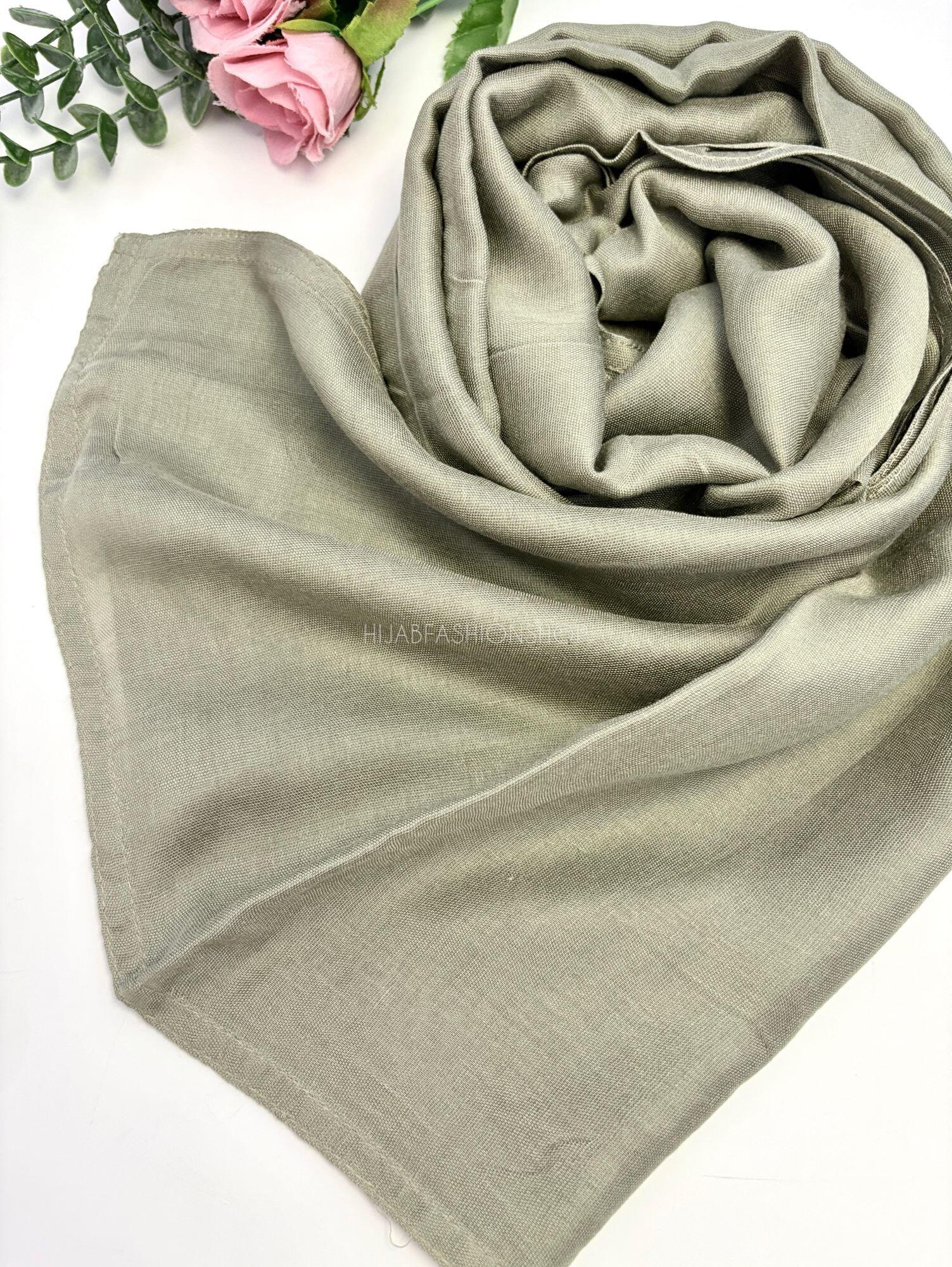 sage premium 100% modal double stitched hijab