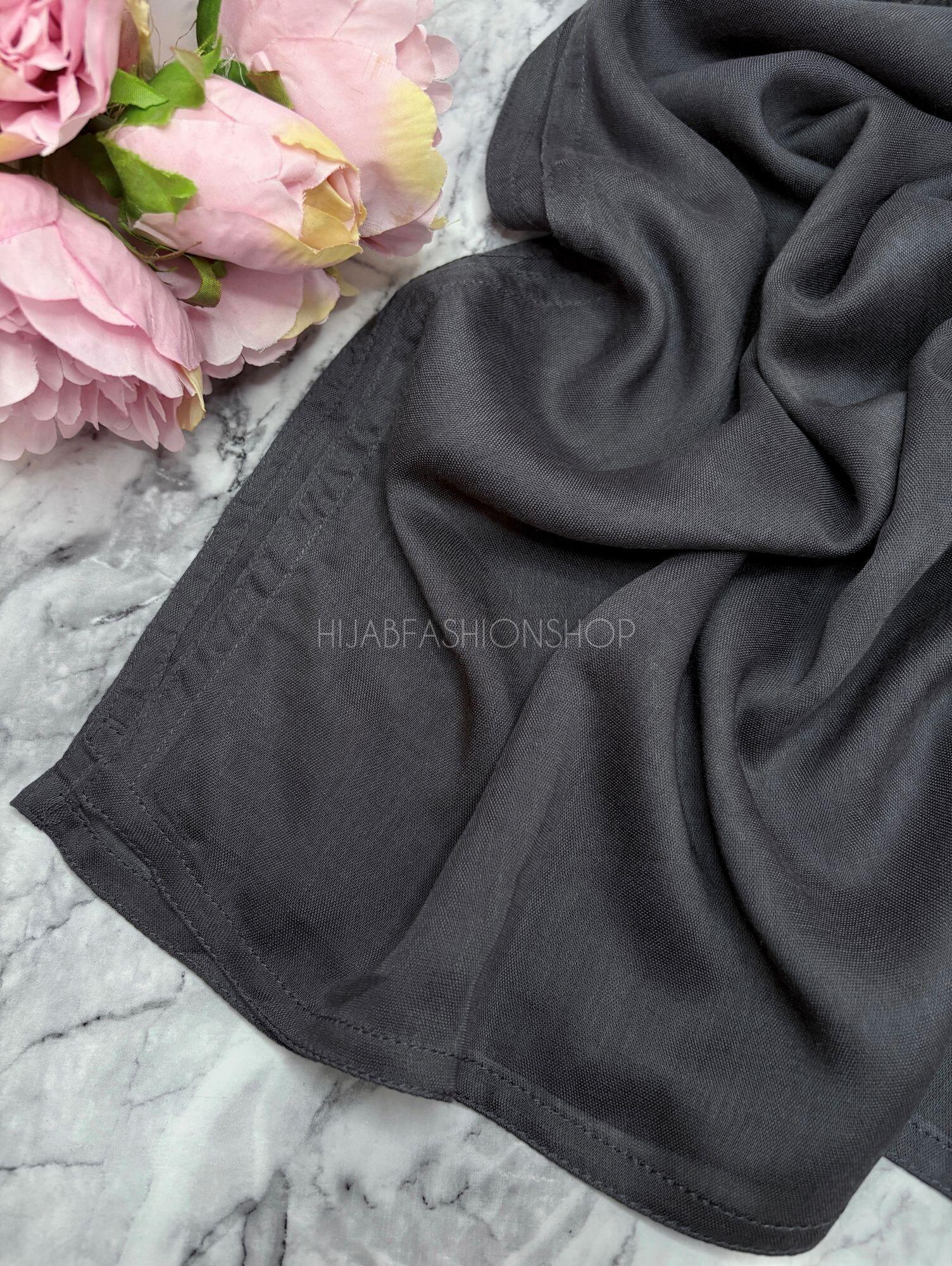 charcoal modal hijab