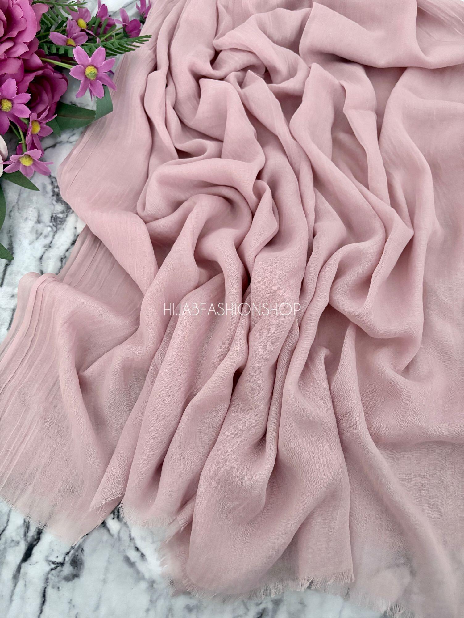 blush premium cotton hijab