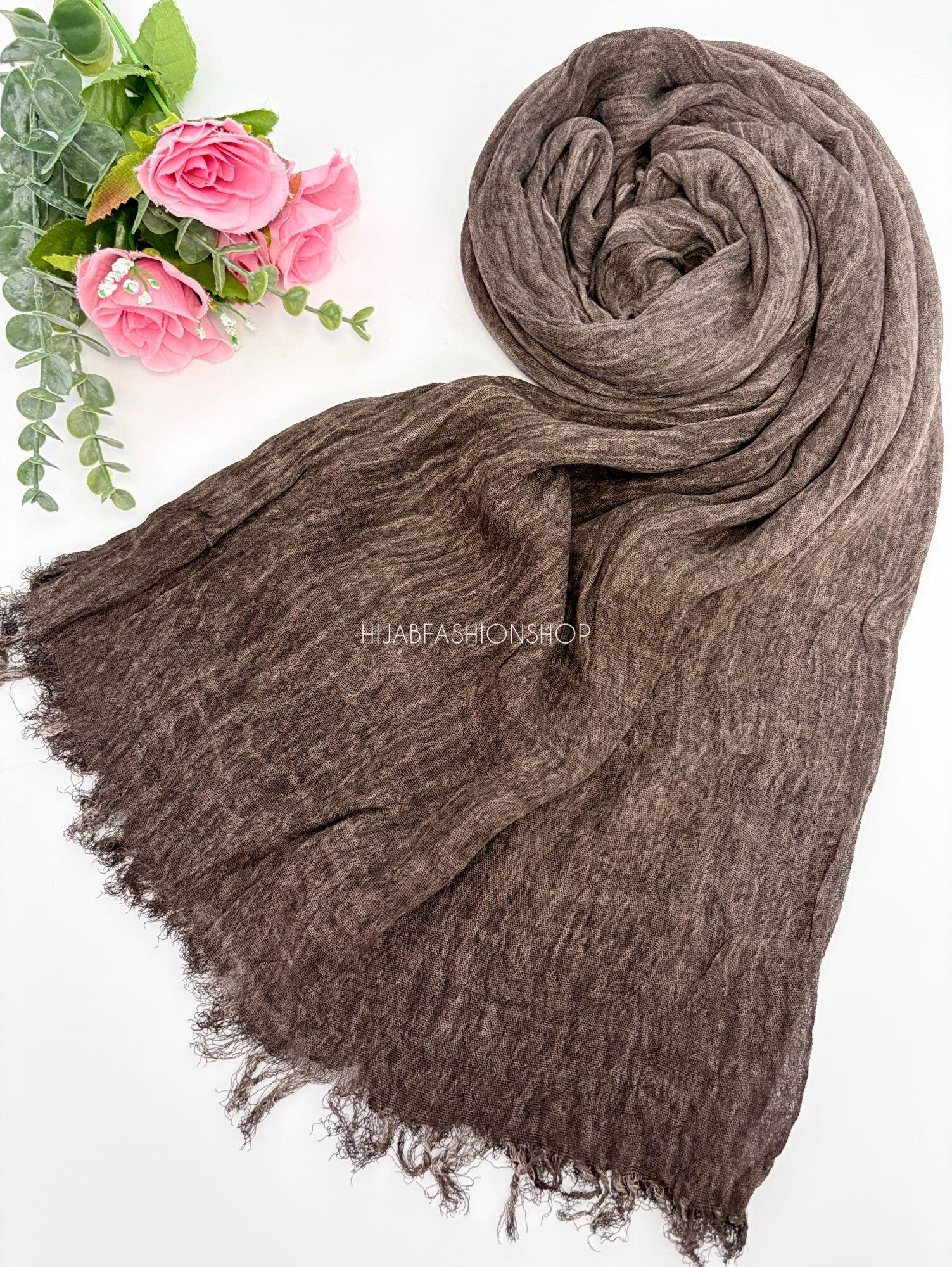 dark brown thai hijab