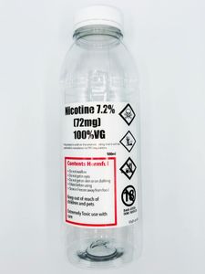Wholesale 7.2% (72mg/ml) Nicotine Concentrate (VG Based)