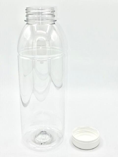 Clear Empty Round Bottle 500ml