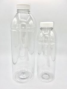 Clear Empty Round Bottle 500ml/1 Litre