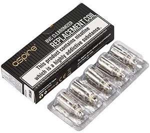 Aspire BVC Clearomizer Coils 5 Pack