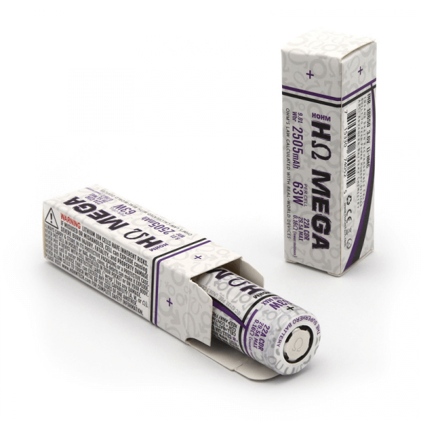 Hohm Tech Hohm Mega 18650 2505mAh Battery Twin Pack