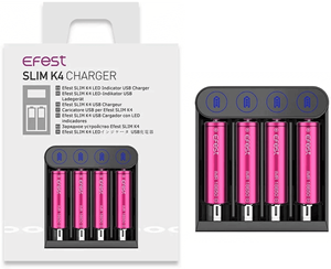 Efest Slim K4 Smart Charger