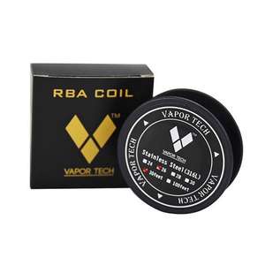 Vapor Tech 316L Stainless Steel Wire 30ft Spool 20g ,22g ,24g ,26g ,28g ,30g ,32g.