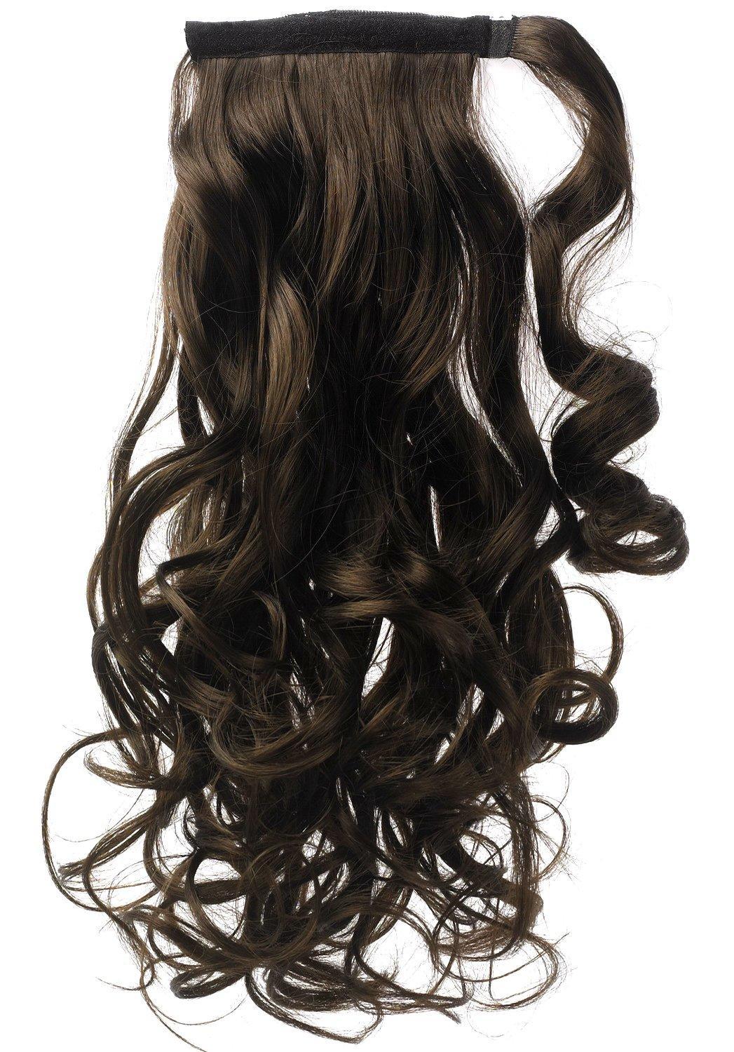 Medium Brown (Wavy) Ponytail Extension | Hair Piece