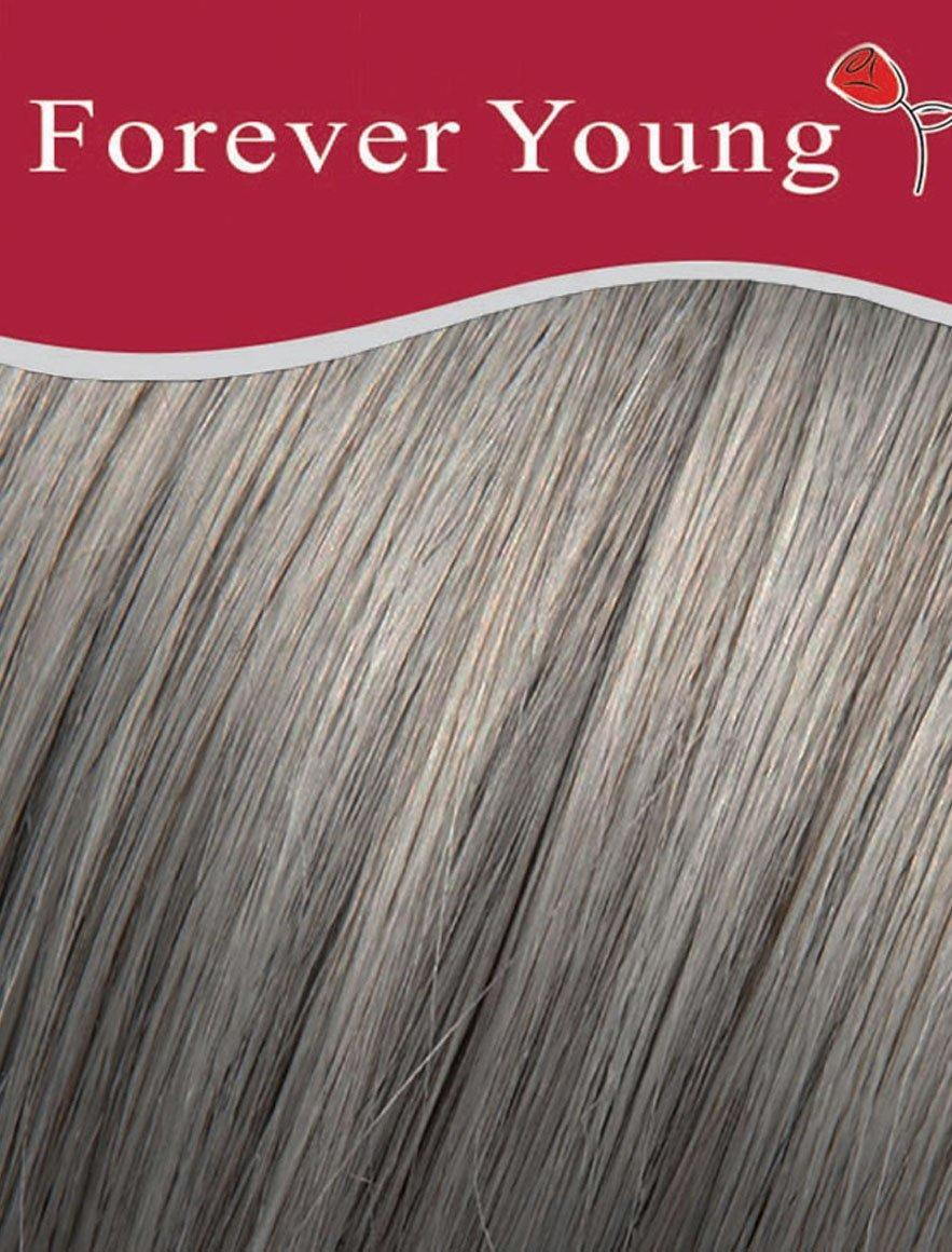 Half Head Clip In Hair Extensions Silver Grey Ice Blonde | Forever Young