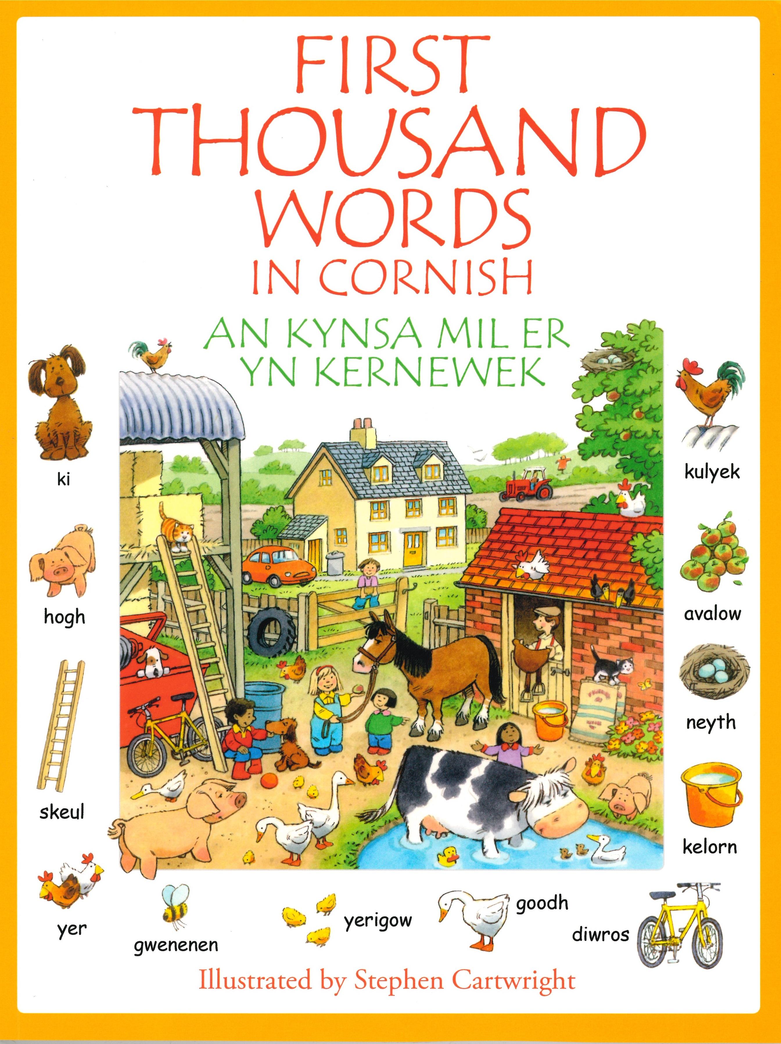 First 1000 Words in Cornish (Standard Written Form)