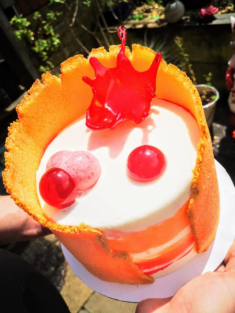 Tequila & Grenadine Sugar Sheet Cake