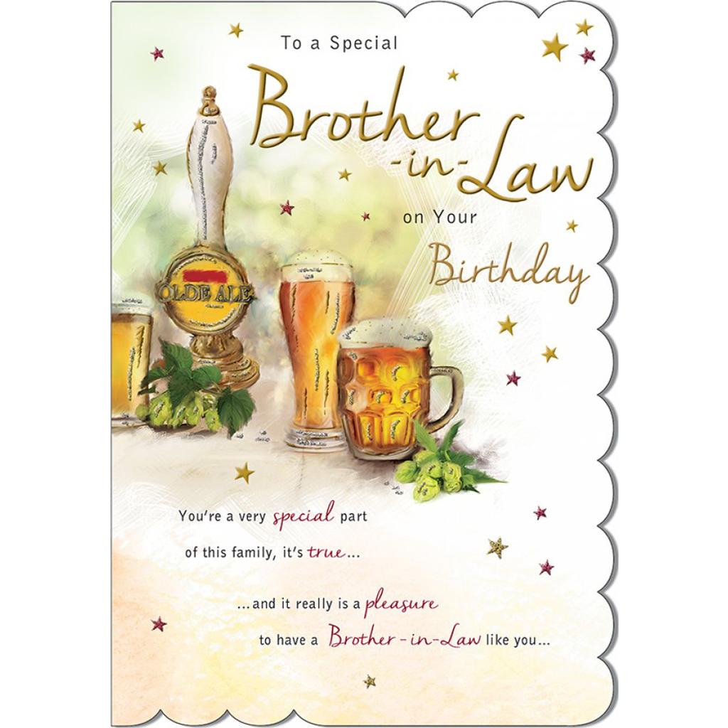 Brother You're 18 Happy Birthday Beer Design. 18th Birthday Card For Brother 