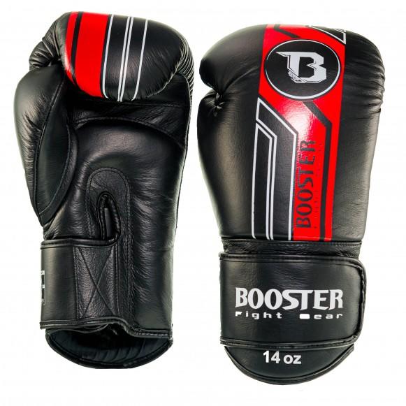 Booster Fight Gear Shin Guards Double Padded V3 Black/Silver