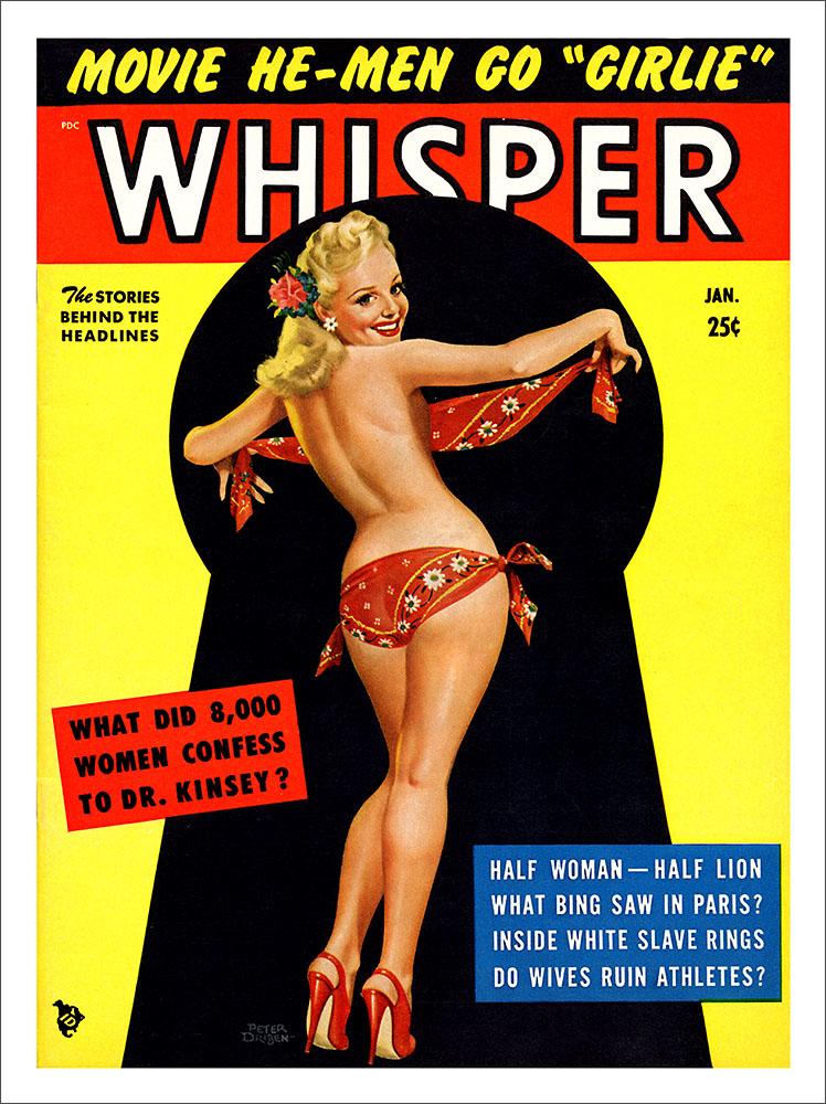 Whisper Vintage Glamour Magazine Cover Art Print £7 99 Framed Print £22 99 T Shirt £12 99