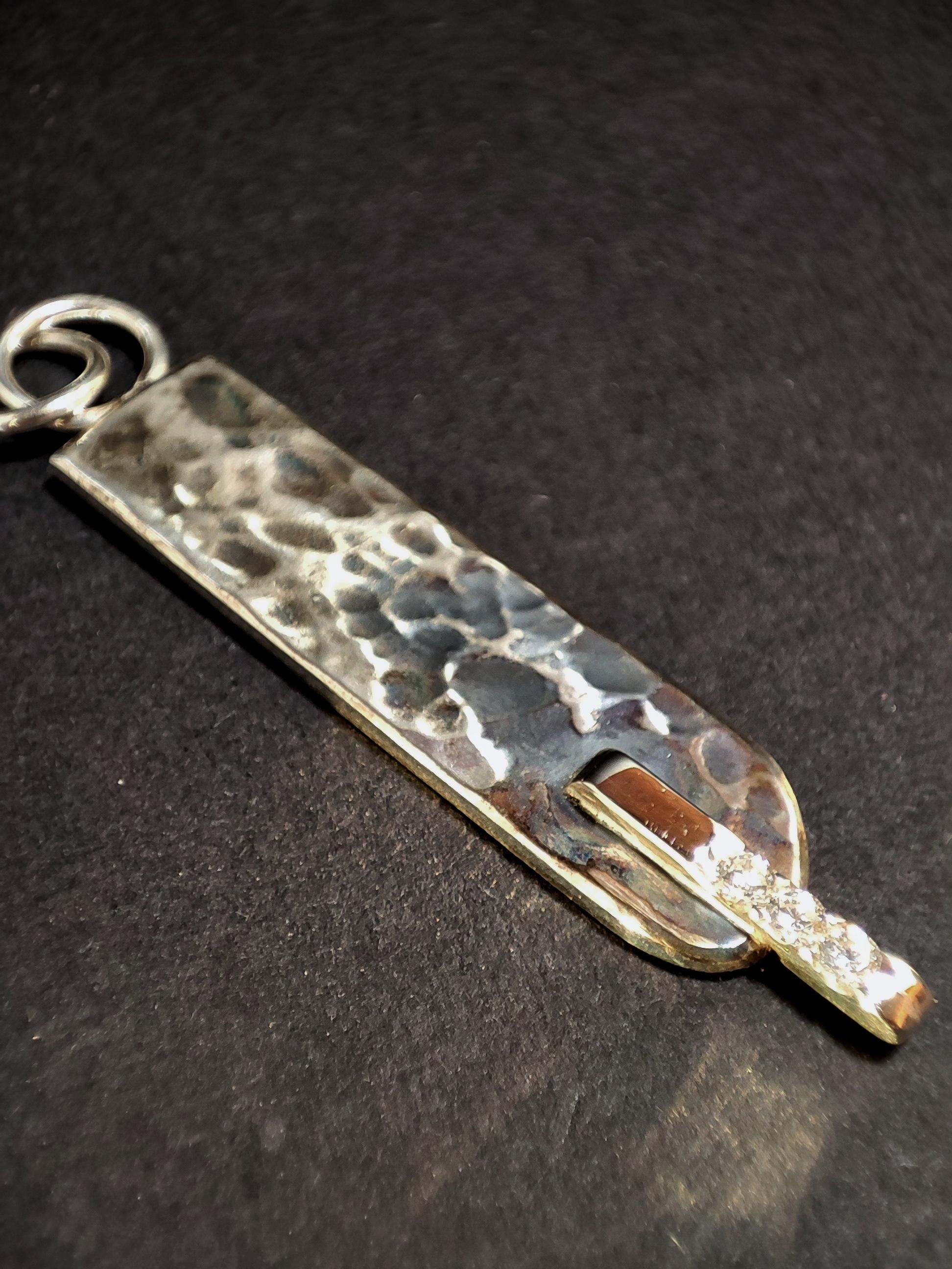 Sterling Silver Pulse Pendant